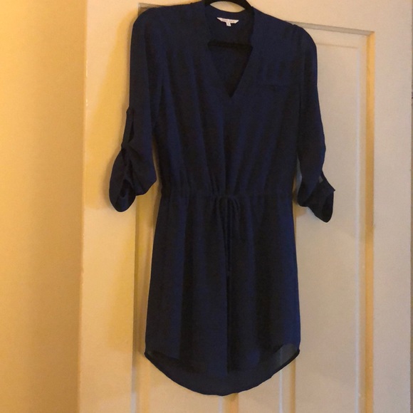 Naked Zebra roll up sleeve shirt dress size: S - Picture 2 of 6